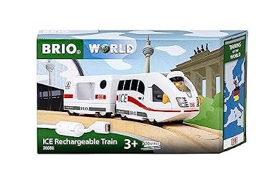 BRIO World, Tren Recargable Ice de Trenes del Mundo 36088, Tren de Juguete con Batería Recargable para Niños a Partir de 3 Años | Ya disponible en tu tienda friki favorita! En mundofriki.es! BRIO World, Tren Recargable Ice de Trenes del Mundo 36088, Tren de Juguete con Batería Recargable para Niños a Partir de 3 Años | Ya disponible en tu tienda friki favorita! En mundofriki.es!
