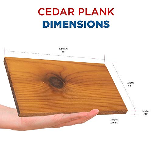 Jaccard 201403 Ready 2 Grill Pre-Soaked Cedar Plank, Large (1-plank), Grilling Accessories – Wood Plank Serving Board - Thumbnail 5