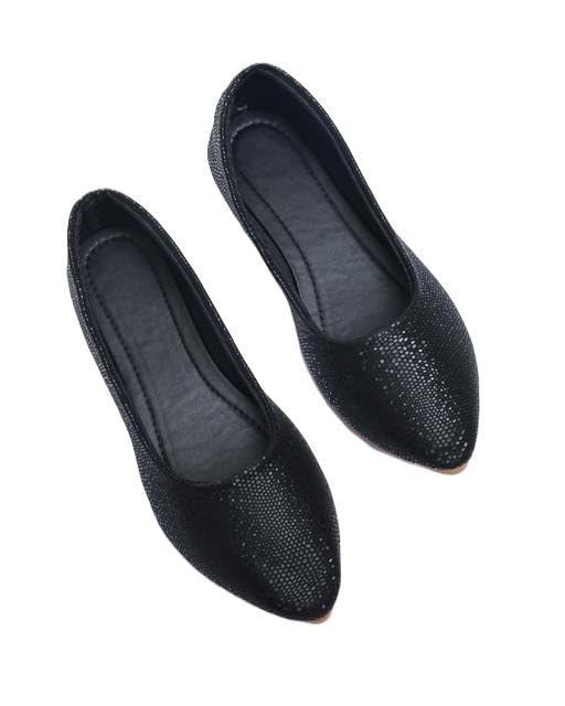 Expertcollection Ravishing Women Bellies Ballerinas Patent Leather Closed Back Solid Flat Party Office-image-26