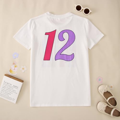 Image of Its Me Hi Im The Birthday Girl Its Me Birthday Girl Shirt Kid B-Day T-Shirt Party Tee Outfit Short Sleeve Tops 6-12Y