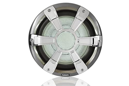 Image of Garmin 010-01428-21 Fusion Entertainment 450W Sports Marine Subwoofer with LED, Chrome, 10 inch