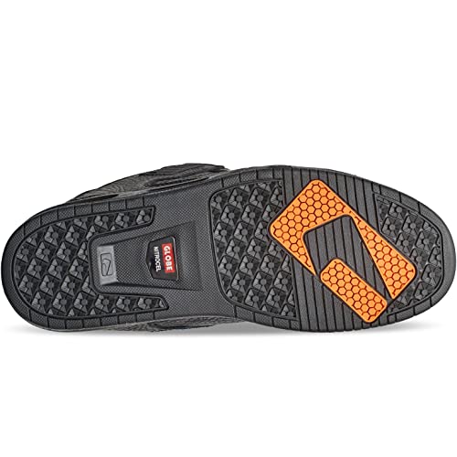 Image of Globe Sabre Men's Skateboard Shoes, Black Orange, 6.5 US