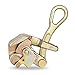 WOOXGEHM Steel Rope Jaw Puller, 1Ton 2204 lbs Wire Cable Grip with Swing, High Hardness Cable Puller Pulling Tightening Tool for Zip Line, Wire Rope, Cable