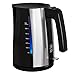 Melitta II 1026-02 BK SST-Bollitore Look Aqua da 1,7 Litri, 2400 Watt, con spegnimento Automatico, Elemento riscaldante Nascosto e Protezione da surriscaldamento, W, 1.7 Litri, Plastica