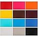 12 PCS PU Leather Fabric Leather Canvas Back 8