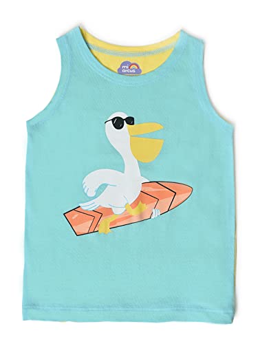 Image of Mi Arcus Flamingo Printed Cotton Vest /Innerwear /Jhabla Front Open with Half Sleeve for Baby Boy /Kids /Girl Pack of 3