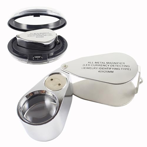 携帯用ミニ鏡（拡大鏡付き）