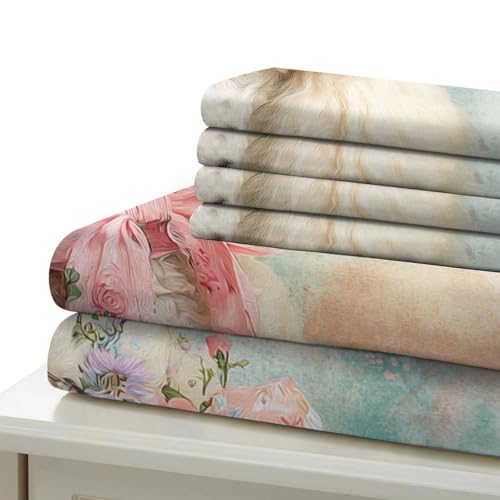 Housse de couette caniche super douce pour lit double - 7
