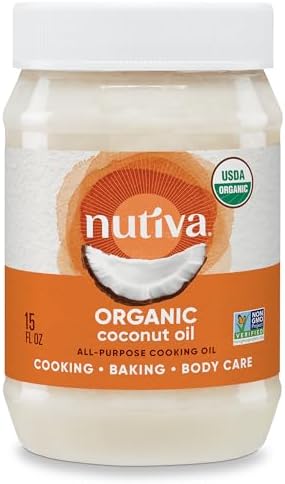 Nutiva Organic, Steam Refined Coconut Oil From Non-Gmo, Sustainab...