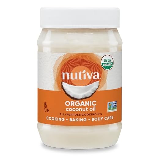 Nutiva Organic Steam-Refined Coconut Oil, 15 Fluid Ounce