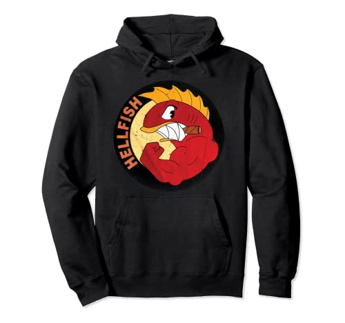 Hellfish Volador Abuelo Raging Abe Sudadera con Capucha Cover