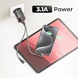 deleyCON 0,5m Kabel USB-C Kątowy 90° - Krótki Kabel ładujący i Danych USB-A do USB-C Pod Kątem do iPhone 17 16 15 Pro Max Air, Galaxy A16 A56 S25 S24 S23, Pixel, AirPods, Laptopa, PS5