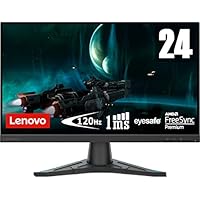 Lenovo G24e-20 Monitor Gaming 23.8' FullHD con EyeSafe (1920x1080, VA, 1ms, 100Hz, HDMI+DP, FreeSync...