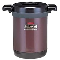 Amazon.co.jp: THERMOS 真空保温調理鍋 ダークチェリー KPO-1200