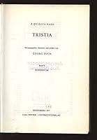P. Ovidius Naso: Tristia, Band 2: Kommentar 3825311783 Book Cover