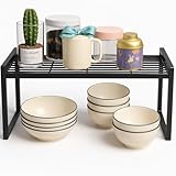 Bluelander Organizador de Cocina 18.5 * 50.2 * 21.7 cm, Estante de Hierro para Encimera o Gabinete, Soporte para Especias y...