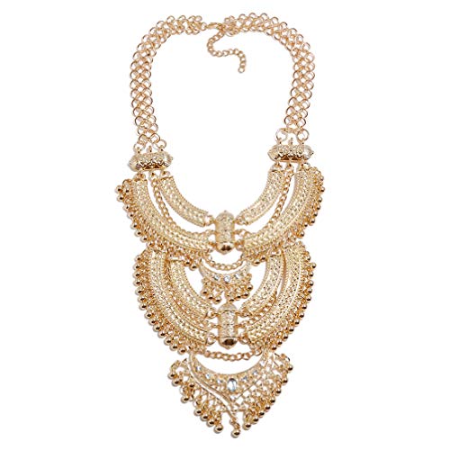 Vintage Multilayer Ethnic Tribal Statement Choker Necklace Bohemian Indian Turkish Jewelry for Women3