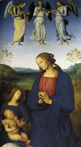 Impression d'art Toile la Vierge et l'enfant de Perugino qualité musée