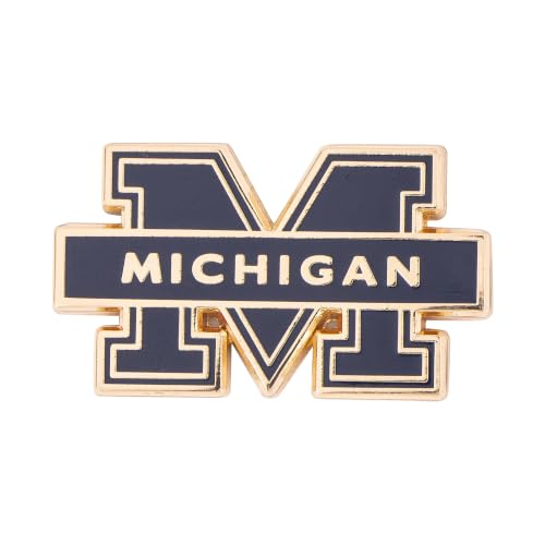 Image of Desert Cactus University of Michigan Magnetic Metal Lapel Pin (E)
