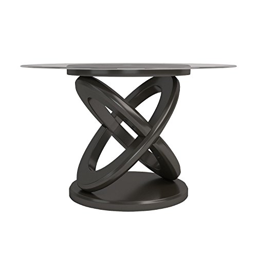 Monarch Specialties I Tempered Glass Dining Table, 48