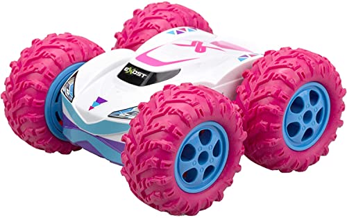 Voiture télécommandée Exost 360 Cross Rose avec 4 piles AA Amazon Basics - 3