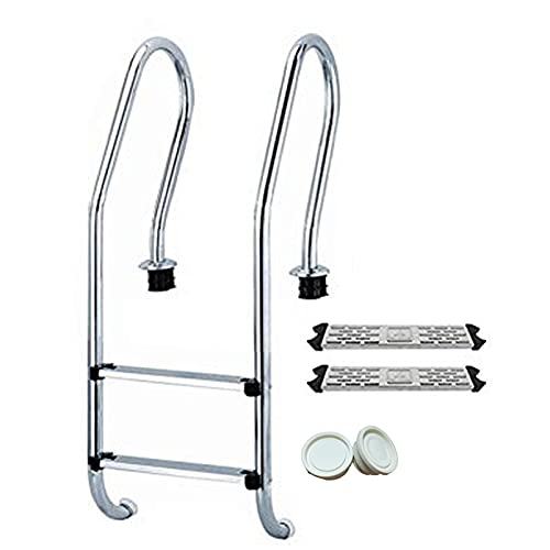 Barandilla de Seguridad para Piscina con 2 Escalones Antideslizantes miniatura 1
