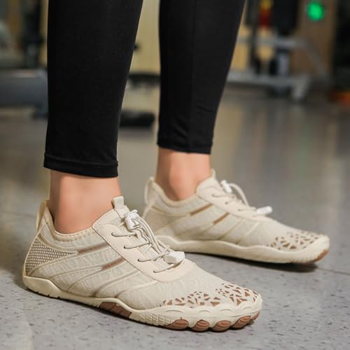 Smoneyful Hiking Footwear Barefoot Shoes Women, Breathable Non Slip, Wide Toe Water Hike, Neuropathy Grounded Comfort Wear3