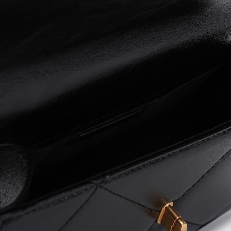 URBAN REVIVO Women's 2026 Spring Quilted Chain Top Handle Crossbody Bag - Image 6