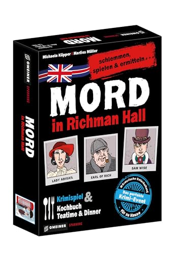 Mord in Richman Hall: schlemmen, spielen & ermitteln (Krimispiele im GMEINER-Verlag): schlemmen, spielen & ermitteln