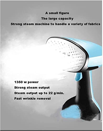 Mxjcc Portable Handheld Garment & Fabric Steamer, 1350 Watt, Quick Heat Ceramic Plate Steam Nozzle, Wrinkle Remover And Clothes Iron, With Cloth Brush And Lint Brush #TOP4