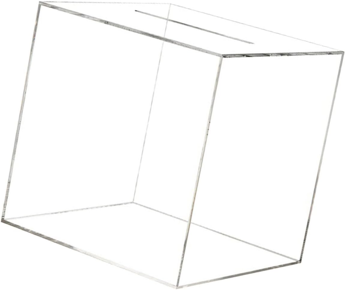 Transparent Piggy Bank Clear Acrylic Money Storage Box for Boys and -Shaped Container Encourages Saving Habits for Bedroom Office Decor