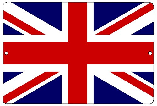 Rogue River Tactical United Kingdom British Metal Tin Sign Wall Decor Man Cave Bar UK Union Jack