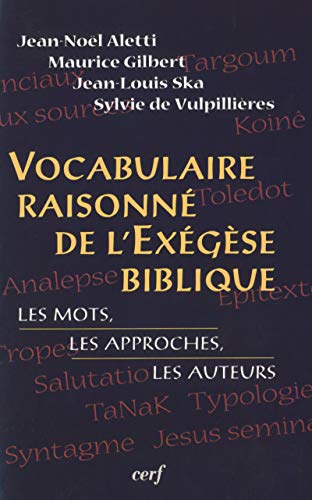  Vocabulaire raisonné de l'exégèse biblique PDF