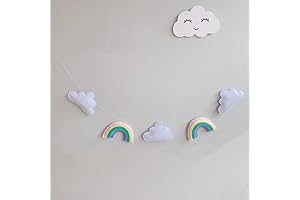 Felt Clouds Wall Hanging Garland