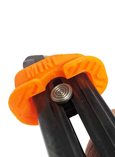 Hilljak Mini Magazine Speed Loader Designed to fit Ruger Mark I II III IV 22/45, Smith & Wesson Victory, Browning Buckmark 22LR, Quickie Loader (Orange)