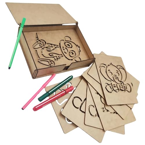 Image of Cliths Montessori Safari Animals Template - 17 Line Templates for Learning About African Wildlife