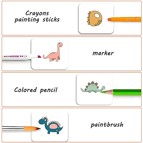 SKIWAX 2 Pcs Rotoli da Pittura per Bambini, Carta