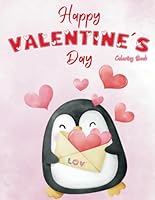 HAPPY VALENTINE´S DAY COLORING BOOK: 50 Cute and Adorable Illustrations Full of Love and Friendship: Hearts, Gnomes, Cute Animals and More! Valentine´s Day Coloring Book for Kids and Teens B0CS9W99TH Book Cover