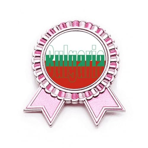 Broche drapeau Bulgarie au quotidien : customisez vos vestes et sacs en métal