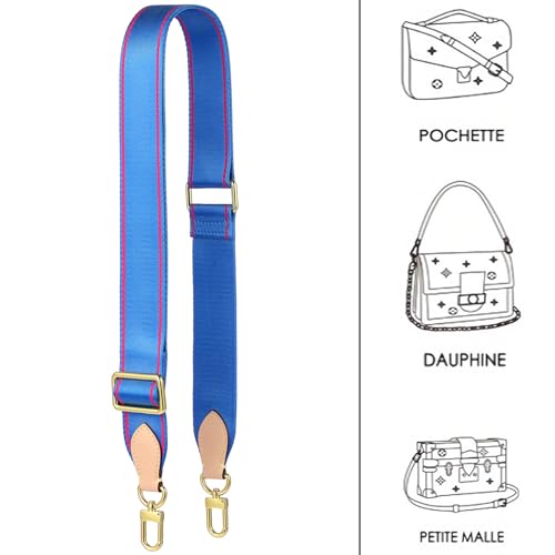 Image of Adjustable Canvas Crossbody Strap for Designer Purse