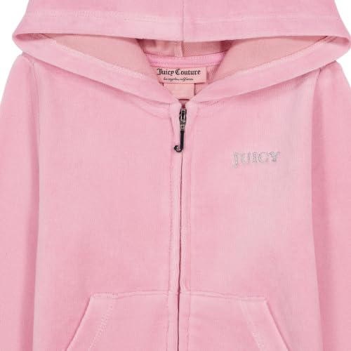 Image of Juicy Couture 2pc Zip Up Velour Jog Set
