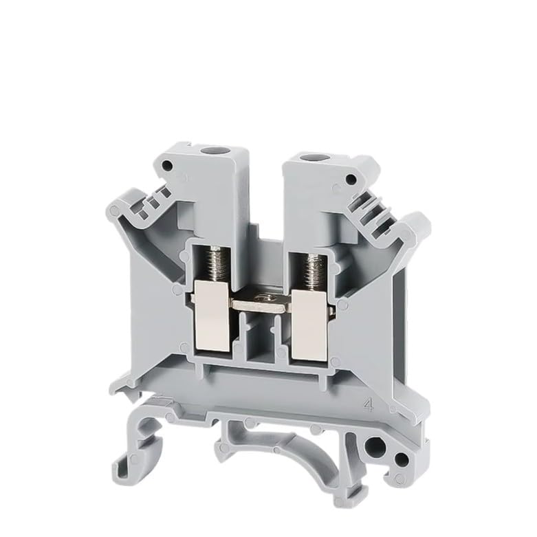 Polyamide Terminal Block Universal Foot for Electrical Control Panel Wiring | Screw Clamp Terminal | Industrial Distribution Board & Automation Panel Accessories (5, GREY, 10mm)-image-40