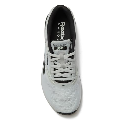 Reebok Nano X5 Mens Shoes, Cross Training Sneakers for Men, Grey 1/Black, 9.5