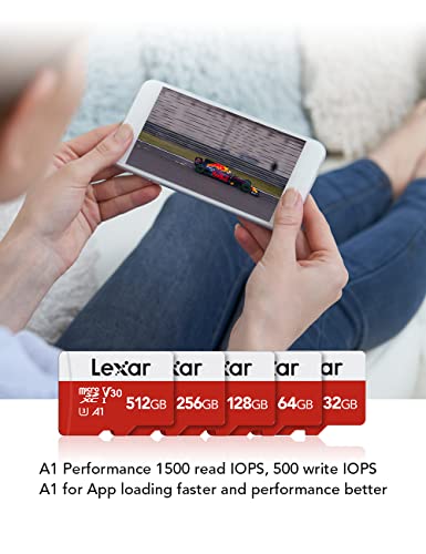 Lexar 32Gb Micro Sd Card 3 Pack, Microsdhc Uhs-I Flash Memory Card With Adapter - Up To 100Mb/S, U1, Class10, V10, A1, High Speed Tf Card (3 Microsd Cards + 1 Adapter) #TOP3