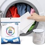 Coloring Catchers for Laundry – Dye Trapping Laundry Sheets for Mixed Loads, Laundry Coloring Catcher Sheets, Safe for Baby Clothes & Delicates, All Fabrics Works in Hot/Cold Water