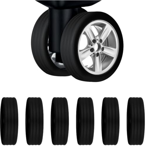 Luggage Wheel Cover Universal Washable Durable Black