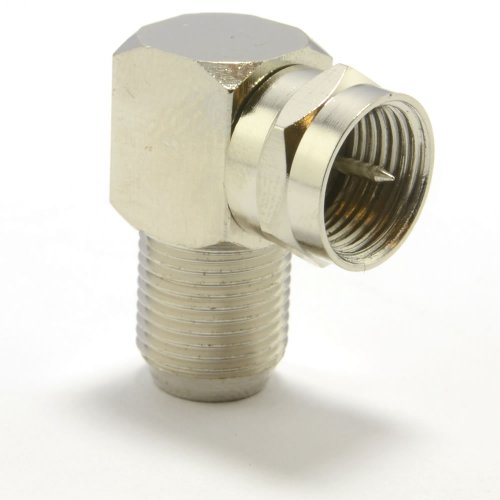 Connettore F femmina per presa SAT ad angolo