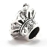 CHEFS HAT Charm Cook Food Kitchen Chef baking Pendant Sterling Silver 925 3D 7g DIY Crafting by...