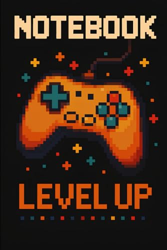 Level Up Notebook: Pixel Gaming Journal for Motivation & Creativity: 96 Lined Pages | Gamer-Inspired Writing Notebook for Students, Coders & Dreamers | Retro Controller Design image 2
