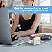 JSVER Regleta Enchufe USB Cube con Cargador Wireless (10W) 3 Puertos de...